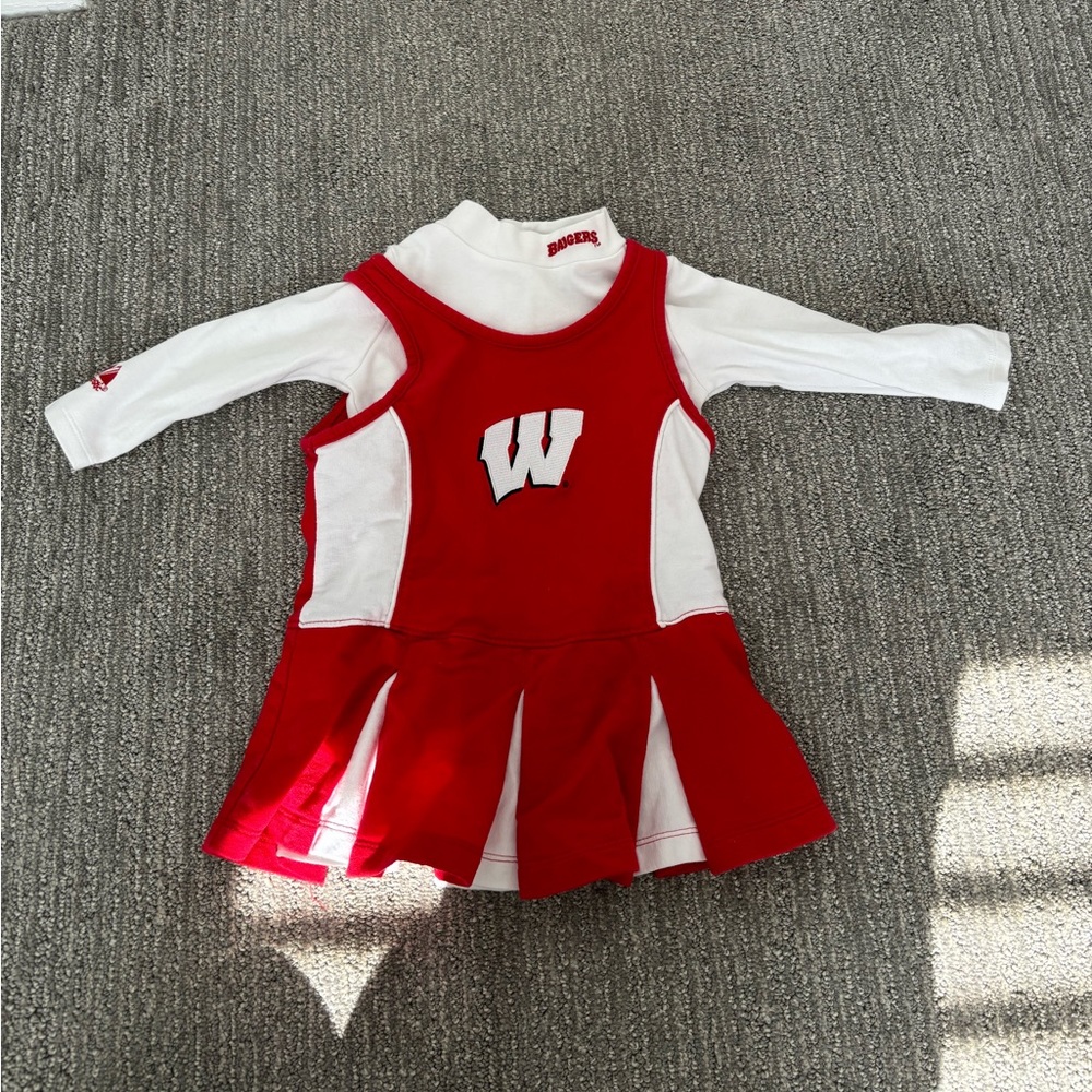 Wisconsin Badgers Baby Cheerleading Dress